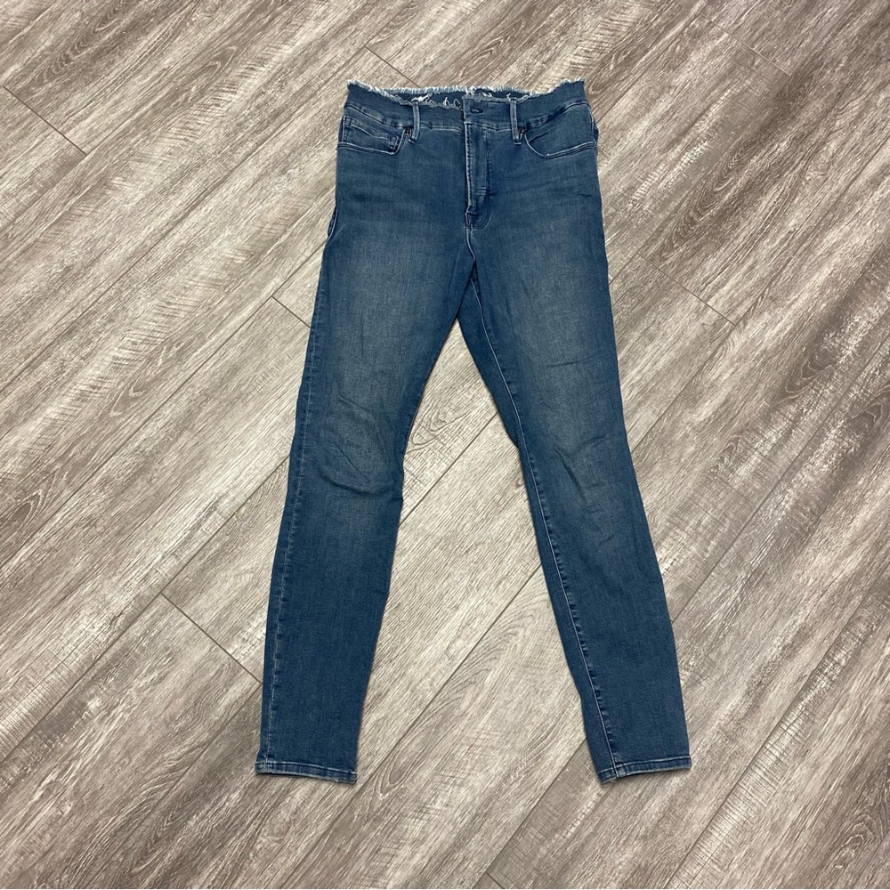 🍎 Good American Women's Size 10 / 30 Good Legs Frayed